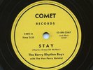 HEAR - Rare Doo Wop 78 - The Berry Rhythm Boys - Stay - Comet Records # 5202