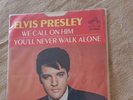 ELVIS PRESLEY-You'll Never Walk Alone-Rare Picture Sleeve-RCA VICTOR #47-9600