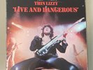 Thin Lizzy double record album Vinyl Live and Dangerous lp Rock Meral