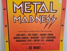 METAL MADNESS Various Artists 1990 LP GLAM/HAIR METAL HARD ROCK RARE VINYL