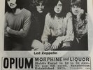 LED ZEPPELIN OPIUM 45 MORPHINE AND LIQUOR RARE IMPORT