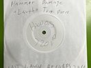 Hammer Damage - Laugh 7” Test Pressing Vinyl KBD Punk 45 Last Laugh Reissue 2011