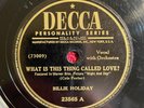 DECCA 23565 Billie Holiday 78rpm What Is This Thing Called Love?/Don't Explain