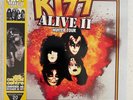 KISS 2LP YELLOW VINYL ALIVE II WINTER TOUR USA 1977 INCL OBI & PROGRAM
