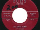 DU MAURIERS - All Night Long / Baby I Love You - FURY - Doo Wop Rocker 45