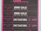 BLONDIE / ONLY ONES / JOHN CALE / DICTATORS Nov 1977 concert poster Paris PUNK