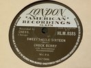 CHUCK BERRY Sweet Little Sixteen  ORIGINAL UK 78 London HLM 8585   **m**