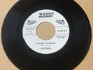 Veltones 1964 DOO WOP 45 I Want To Know / My Dear WEDGE DJ Original VG++ HEAR