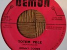 RONNY GOODE-TOTEM POLE/HOKUS POKUS 45-ROCKABILLY/POPCORN-60 DEMON ORIG-HARD