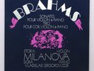 STOIKA MILANOVA ⸺  BRAHMS violin/piano/horn trio ⸺  HARMONIA MUNDI 2xLPs box NM