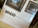 BRAID FRAME & CANVAS White inside Clear w/ Blue Splatter Vinyl LP LTD ED of 300