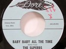 SUPERBS 45 Baby Baby All the Time / Raindrops Memories Tears MINT- doowop #2641