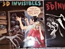 3-D INVISIBLES--3 LP'S--VAMPIRES-WON'T STAY DEAD-SCREEN