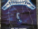 Metallica 'Ride the Lightning' 1984US LP on Elektra Records Vinyl w/insert OG