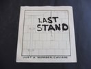 Last Stand - Just A Number c/w Caviare 1981 UK 45 SILLY SYMBOL PUNK KBD