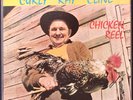 CURLY RAY CLINE CHICKEN REEL AUTOGRAPHED   EXCELLENT VINYL LP 150-33W