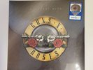 Greatest Hits (Walmart Exclusive) by Guns N Roses Splatter vinyl sleeve bend