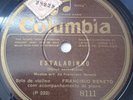 Violin 78 rpm. Francisco Beneto. (Spanish violinist) Estaladinho. Fado Ligeiro