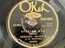 Country-78 RPM-Herschel Brown & L.K. Sentell-Spanish Rag/Kohalo Rag-V+