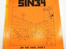 SIN34 Do You Feel Safe? US 1983 Lyric Sheet Clean Spinhead Records Punk Rock