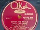 FRANK TRUMBAUER Hittin' the Bottle/What's the Use? 1930 OKEH 78 Eddie Lang