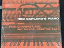 RED GARLAND'S PIANO ALBUM PRESTIGE REISSUE VINYL