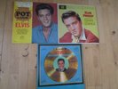 Elvis Presley  3 lp's Pot Luck,King Creole,Golden records vol3