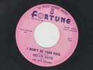NORTHERN  SOUL DOOWOP 45 - MELVIN DAVIS w/ THE NITE SOUNDS - HEAR  1963 FORTUNE
