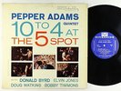 Pepper Adams Quintet - 10 To 4 At The 5-Spot LP - Riverside - RLP 12-265 Mono DG