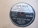 The Quiet Three/ Forty Miles of Bad Road Duane Eddy  78rpm record, plays well