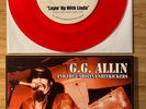GG Allin & The Carolina Shitkickers 7” Reissue, Red Vinyl, Zodiac Killer Records