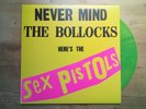 Sex Pistols Never Mind The Bollocks Reissue Excellent GREEN Vinyl Record Album