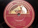 La Môme Moineau La java de minuit / Sans un 78 Tours Gramophone K-7439
