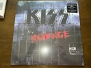 KISS NEW FACTORY SEALED REVENGE LP/VINYL REISSUE WITH HYPE SMALL EDGE WEAR TOP.