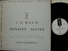 Jean Champeil/Bach Violin Solo Suites & Sonatas (excerpts) Véga MONO C 30 S 208