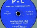 LITTLE SAMMY WARD (w/ Sax Kari) Begging for Love / Count Me In 78rpm P-C 1957