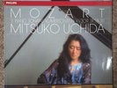 MITSUKO UCHIDA-MOZART 3 PIANO SONATAS-PHILIPS DIGITAL 412 741-1 NEAR MINT / MINT