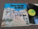 Deep Purple-In Rock-UK 1st press-1970-HARVEST-No EMI-RARE matrix-A1,B1-NM/NM