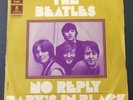 THE BEATLES 1972 FRENCH 45 NO REPLY BABY'S IN BLACK ODEON   