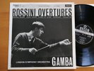 SXL 2266 ED1 Rossini Overtures Gamba London Symphony Decca 1st WBg EXCELLENT