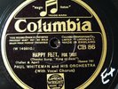 PAUL WHITEMAN Happy Feet/ A Bench In The Park  (E+)