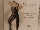 MADONNA - CRAZY FOR YOU LIMITED EDITION SHAPED PICTURE DISC with stand