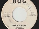 THE MOMENTS Pray For Me HOG 1-sided promo detroit sweet soul 45 wheelsville