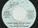 THE VOICES OF PRAISE Jesus Came Into My AVATAR detroit modern soul gospel 45
