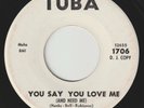 DEE EDWARDS You Say You Love Me TUBA promo detroit northern soul 45