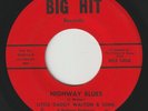LITTLE DADDY WALTON & SONS Highway Blues BIG HIT detroit blues r&b 45
