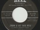TIMMY SHAW Throw It Out Your Mind REEL detroit northern soul r&b 45