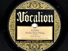 VIOLA McCOY  Vocalion 15245  E  Shake That Thing/ Stomp Your Blues Away 78 BLUES