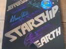 Signed Copy COA Jefferson Starship - Earth - Vinyl LP - 1978