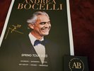 ANDREA BOCELLI TOUR 2023 SOLD OUT SIGNED 13